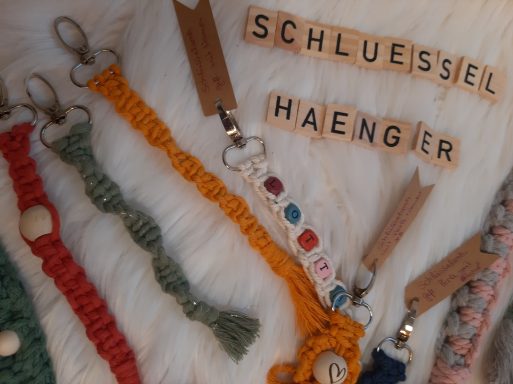 Makramee Schlüsselanhänger